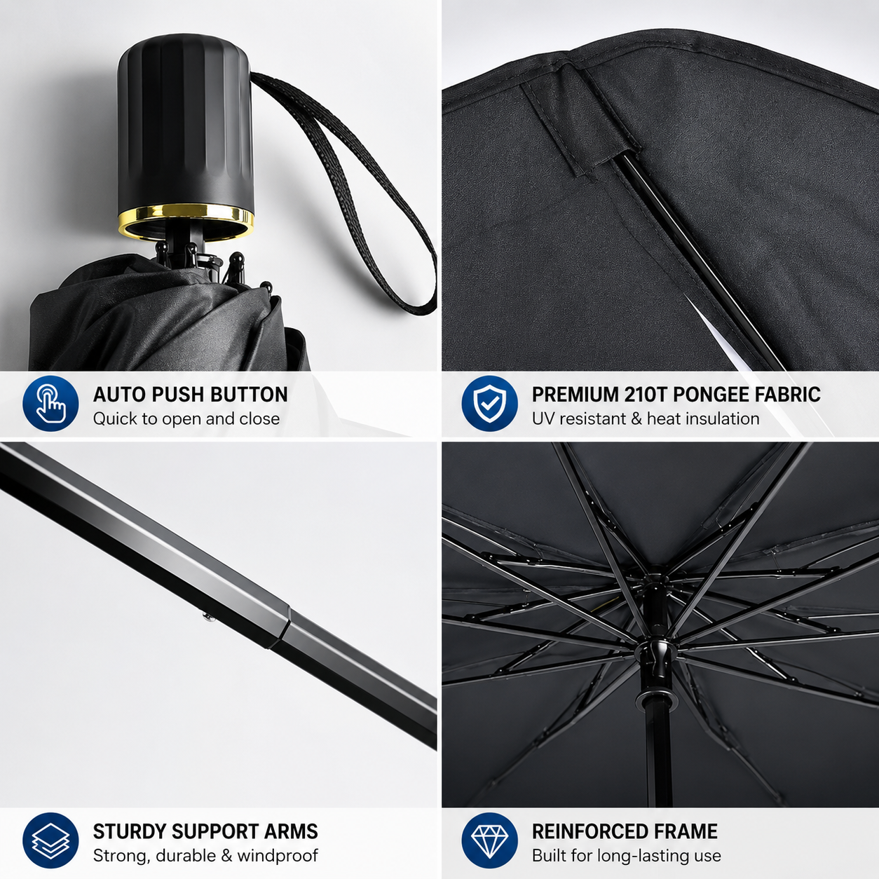 ☂️ 2026 Sale — Over 47 200 Sold!🚗 Upgraded Car Windshield Sun Shade Umbrella
