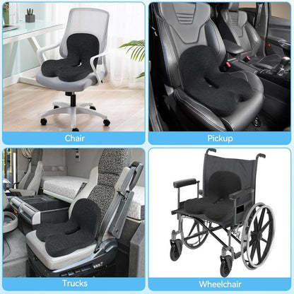🛡️ LIMITED-TIME 50% OFF! 🚗 Non-Slip Memory Foam Seat Cushion for Car & Office – Ergonomic Pain Relief, Universal Fit, Breathable Mesh ✨