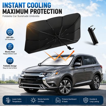 ☂️ 2026 Sale — Over 47 200 Sold!🚗 Upgraded Car Windshield Sun Shade Umbrella