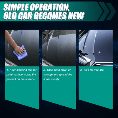 🥳2026 HOT SALE🥳💞50K+ SOLD!🚗✨ 50% OFF! 3‑in‑1 High Protection Quick Car Coating Spray – Waterless wash + polish + protection in one. Removes dirt & grime instantly – no rinsing, no fuss! 🧼💨