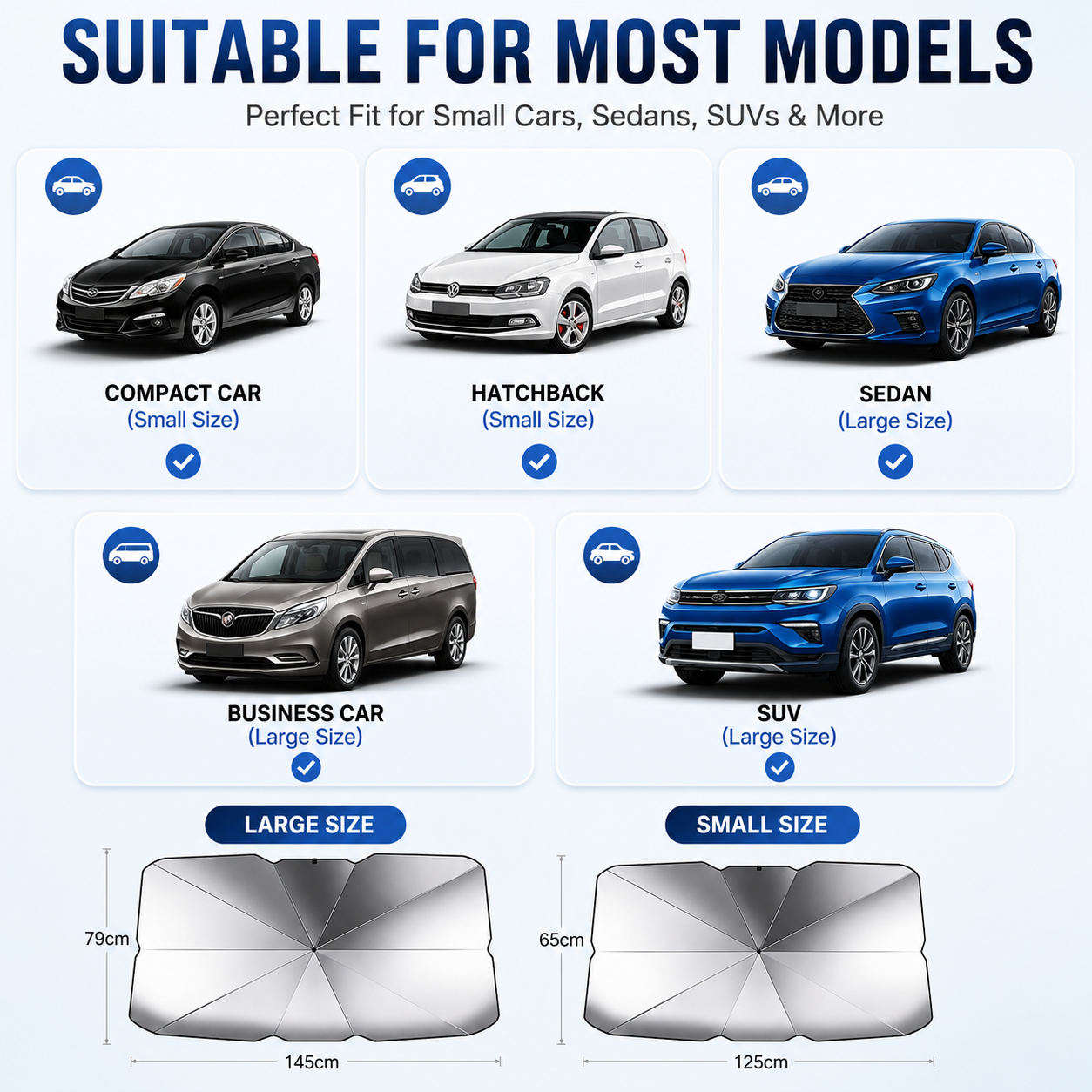 ☂️ 2026 Sale — Over 47 200 Sold!🚗 Upgraded Car Windshield Sun Shade Umbrella