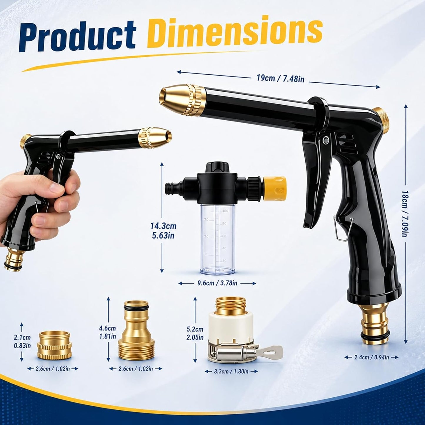 💦 LIMITED-TIME 50% OFF! ✨ High-Pressure Water Jet Gun – 2 Modes, Ergonomic, Leak-Proof 🧼