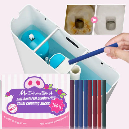 ✨🔥2025 Hot sale🔥Multi-functional Anti-Bacterial Deodorizing Toilet Cleaning Sticks🌈