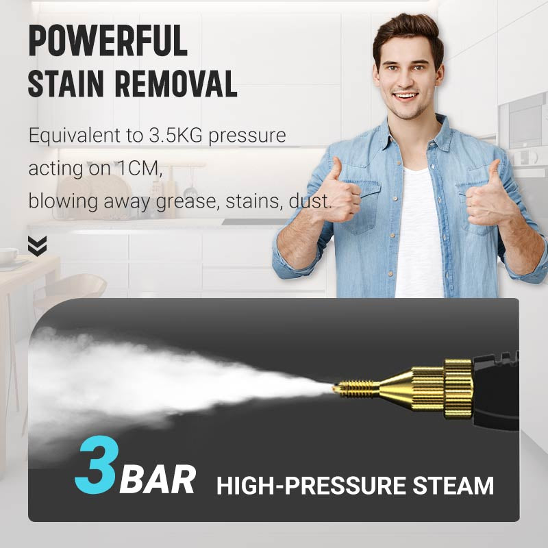 💯Limited Time 50% Off-2500W Handheld High Temperature Pressurised Steam Cleaner