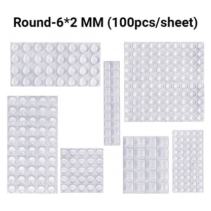 🔥2025 Hot Sale🔥Self-Adhesive Clear Silicone Bumpers Set
