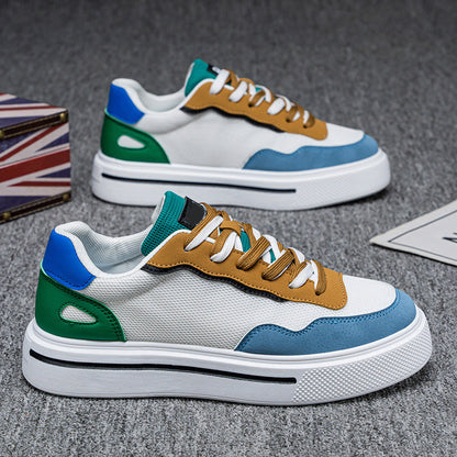Men's Casual Lace-Up Trendy Skate Shoes