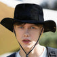 🔥2025 HOT SALE🔥Trendy Drawstring Side Snap Wide Brim Hat