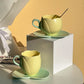 Ceramic Coffee Cup with Saucer