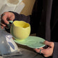 Ceramic Coffee Cup with Saucer