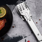 🔥Hot sale 🥓3-in-1 Camping BBQ Grill Utensils Home Fork Spatula Clip
