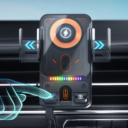 📢📢50%  OFF !! ⏰Over 5K+ sold! 📱Smart 2-in-1 Car Rotating Mobile Phone Holder & Wireless Charger⚡
