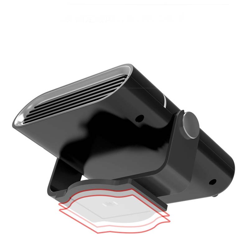 🚗🔥 Portable 2-in-1 car fan with heating function – 360° rotatable, fast defrosting, heating and ventilation, quiet and lightweight for winter and summer!