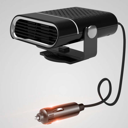 🚗🔥 Portable 2-in-1 car fan with heating function – 360° rotatable, fast defrosting, heating and ventilation, quiet and lightweight for winter and summer!