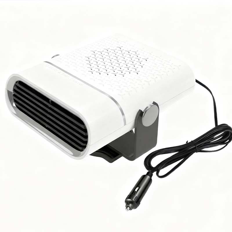 🚗🔥 Portable 2-in-1 car fan with heating function – 360° rotatable, fast defrosting, heating and ventilation, quiet and lightweight for winter and summer!