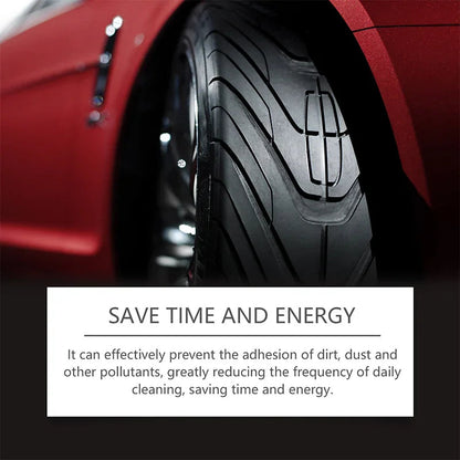 Tire Wax – Restores Black Gloss, Blocks UV, Repels Dirt & Easy Quick Application for Long-Lasting Shine