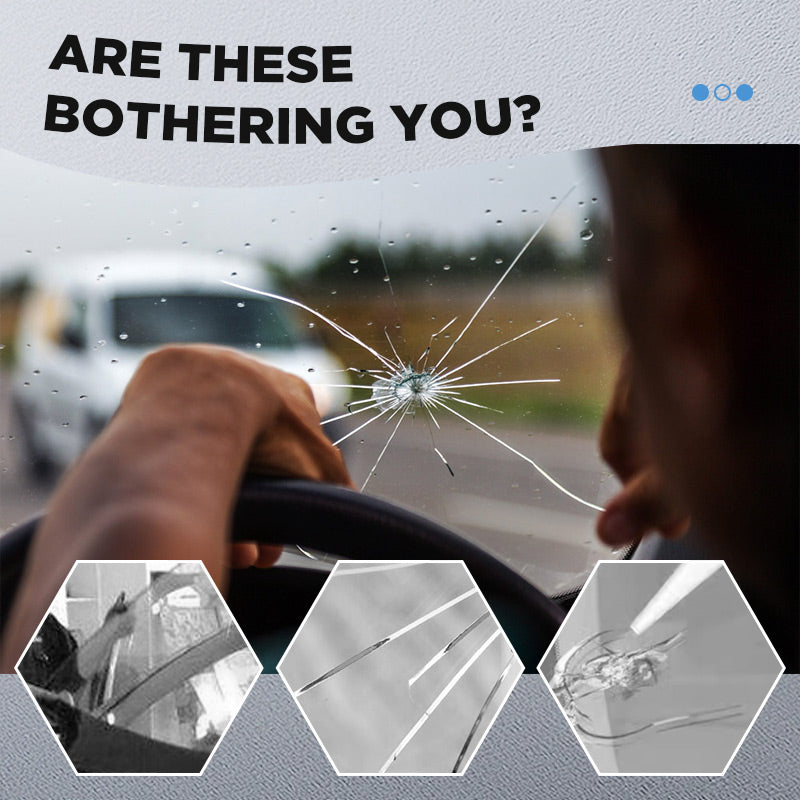 📢📢50% OFF !! ⏰Cracks Gone Glass Repair Kit