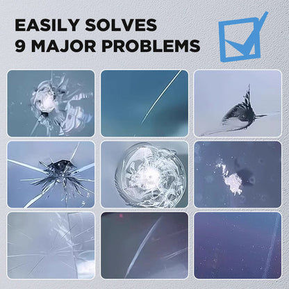 📢📢50% OFF !! ⏰Cracks Gone Glass Repair Kit
