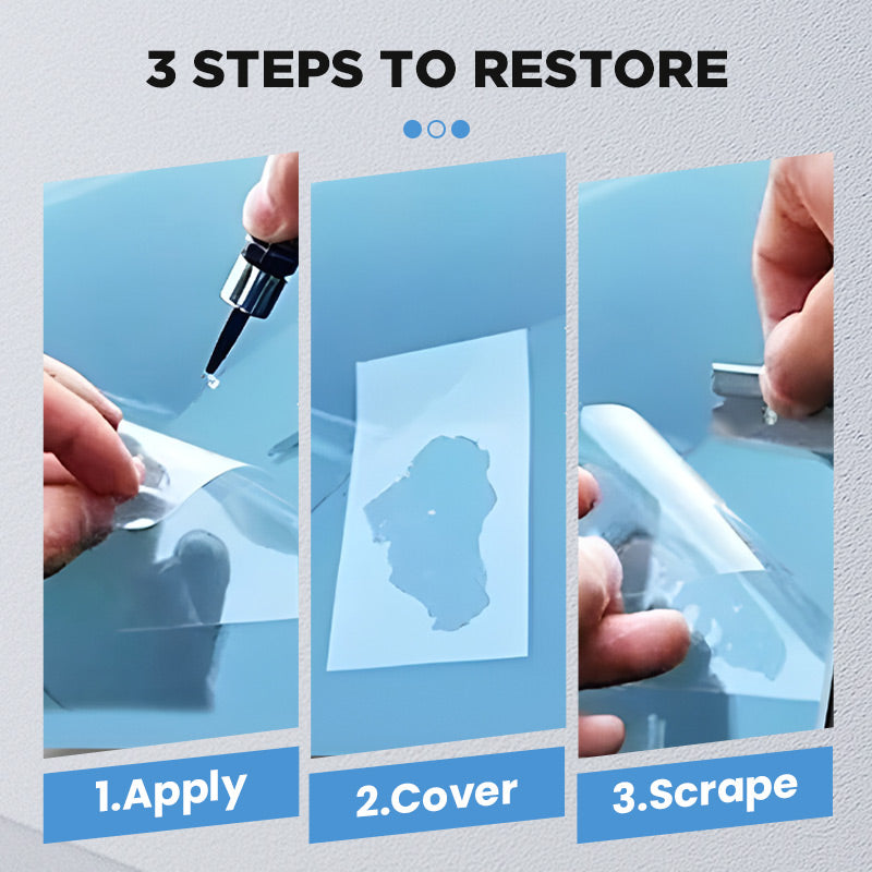 📢📢50% OFF !! ⏰Cracks Gone Glass Repair Kit
