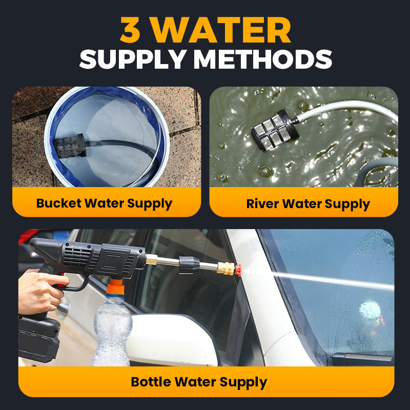 🔥Multi-Function Portable Cordless High Pressure Washer