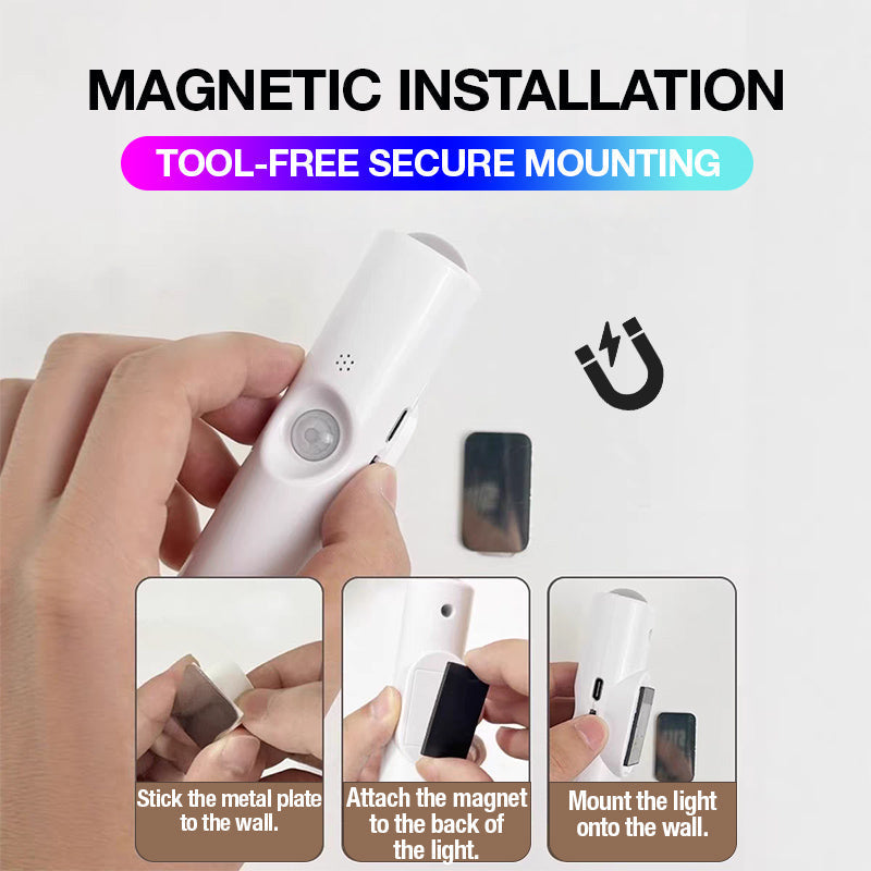 📢📢50% OFF !! ⏰RGB Magnetic Ambient Lamp – Dimmable Colors, Strong Magnet 🎨🧲