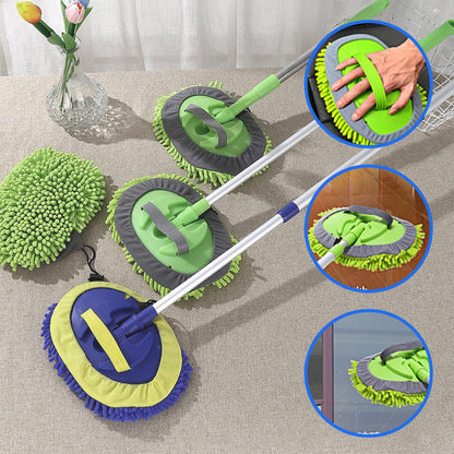 ⏳Time-Limited Special⏰Durable Aluminum Long Handle Telescopic Car Wash Mop✨