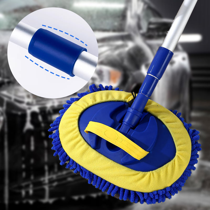 ⏳Time-Limited Special⏰Durable Aluminum Long Handle Telescopic Car Wash Mop✨