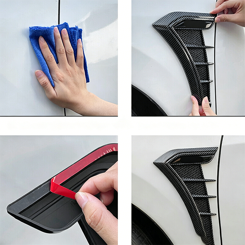 🏎️ 50% OFF When You Buy 2!🔥 Car Side Fender Vents Stickers – Sporty Design & Scratch Cover – Universal TPU Decorative Trim ✨