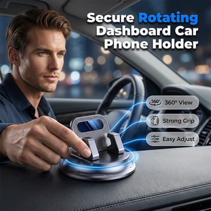 🚗🔥 HOT SALE | Premium Rotating Car Phone Holder – Dashboard & Center Console Mount 🔥🚗📱Rotating Dashboard Car Phone Holder – Secure, 360°, Easy Install 🔧