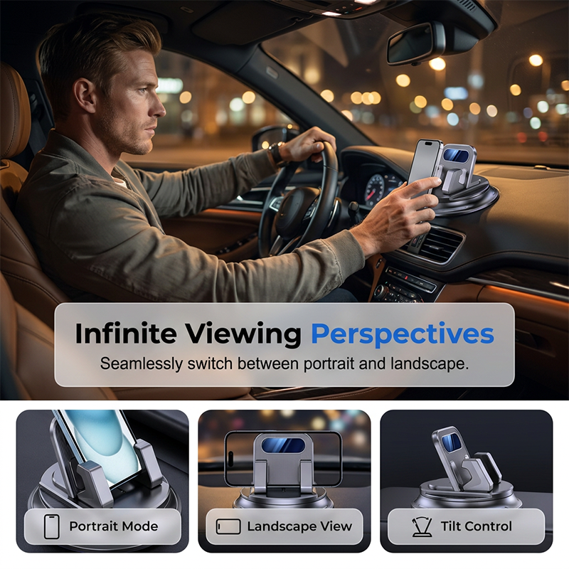 🚗🔥 HOT SALE | Premium Rotating Car Phone Holder – Dashboard & Center Console Mount 🔥🚗📱Rotating Dashboard Car Phone Holder – Secure, 360°, Easy Install 🔧