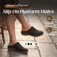 👡2026 New Arrivals 50% OFF🌸 Women’s Perforated Platform Mules – Lightweight, Breathable Slip-On Sandals for Everyday Comfort
