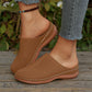 👡2026 New Arrivals 50% OFF🌸 Women’s Perforated Platform Mules – Lightweight, Breathable Slip-On Sandals for Everyday Comfort