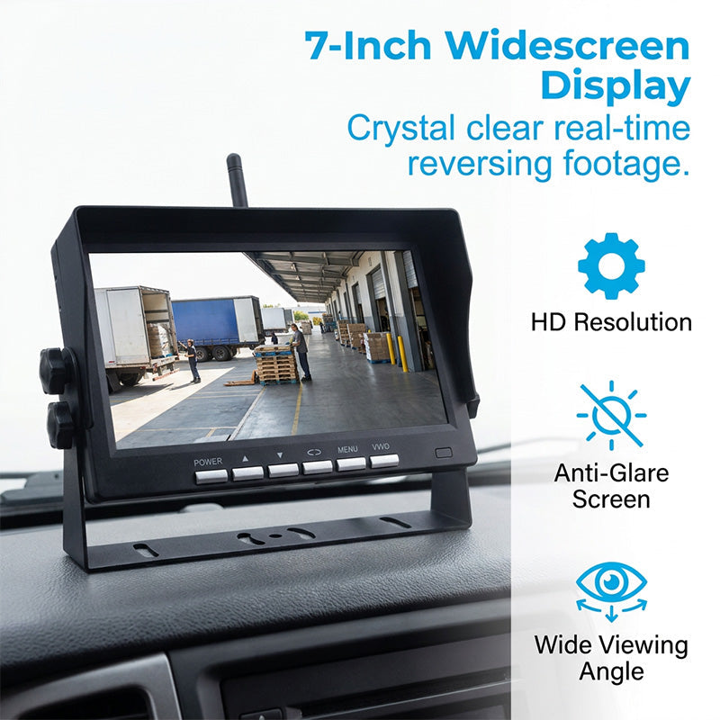 7-Inch HD Wireless Backup Camera System