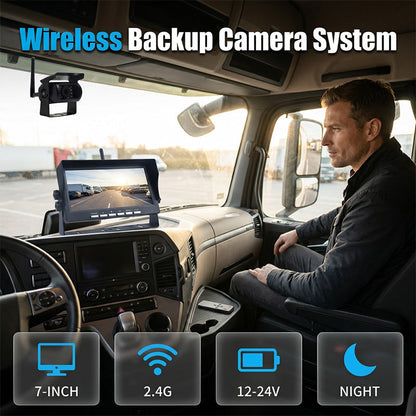 7-Inch HD Wireless Backup Camera System