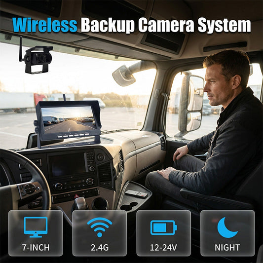 7-Inch HD Wireless Backup Camera System