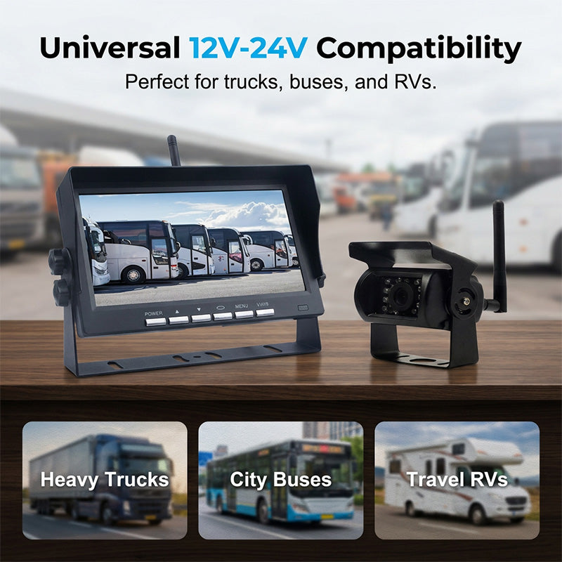 7-Inch HD Wireless Backup Camera System