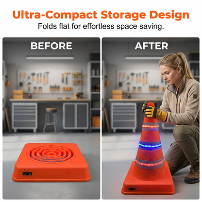 📢📢50% OFF !! ⏰Collapsible Reflective Road Cone