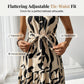 Sleeveless Collared Maxi Dress with Tie-Waist