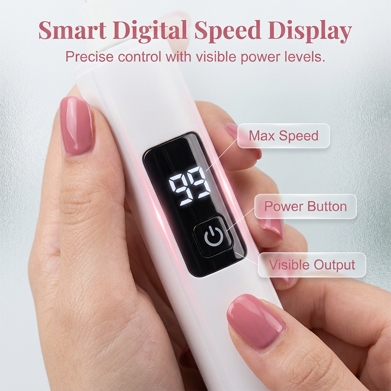 💅 LIMITED-TIME 50% OFF! ✨ Professional Electric Nail Polisher – Digital Speed Display, Multiple Attachments, Ergonomic Grip 💎
