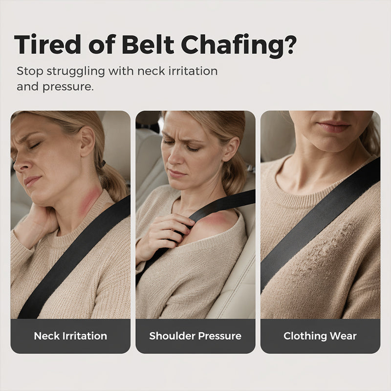 ⏳Time-Limited Special⏰Universal Faux Suede Seat Belt Shoulder Pads | Soft Thick Comfort Cushion ✨